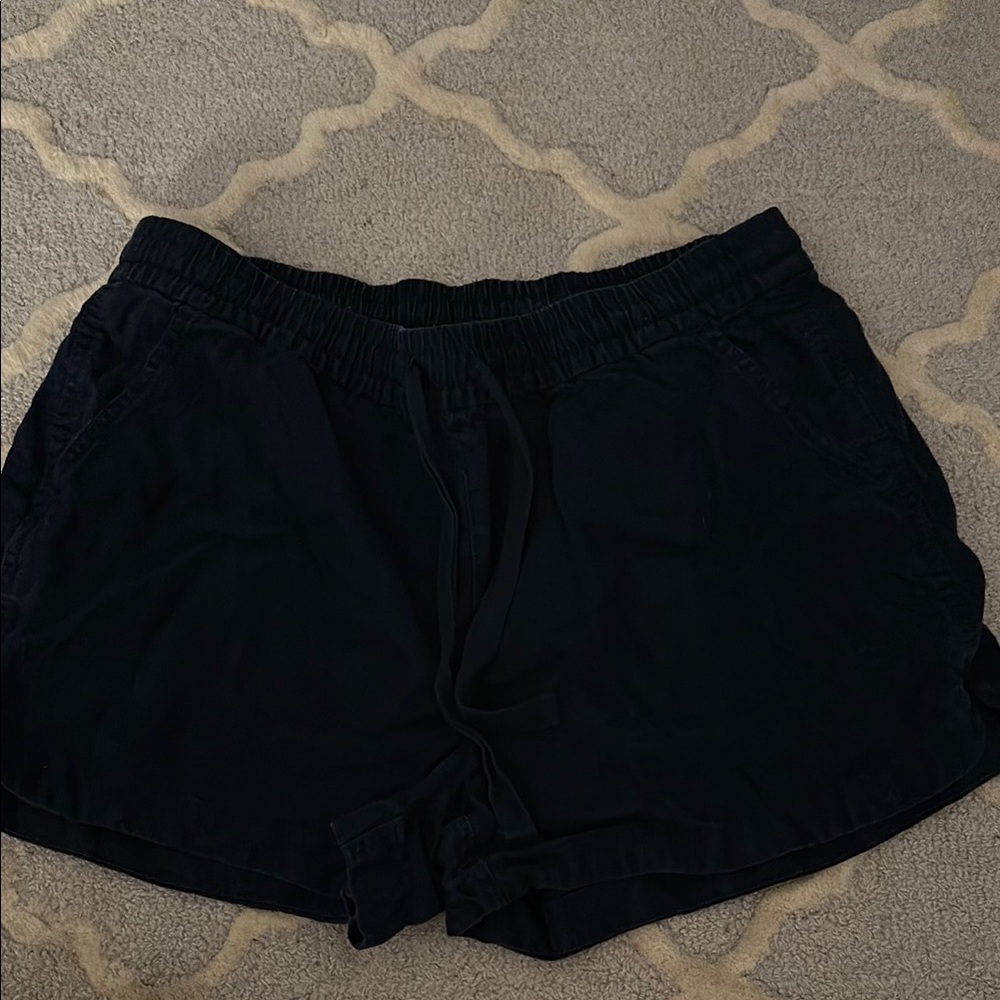 Women's Black Casual Shorts